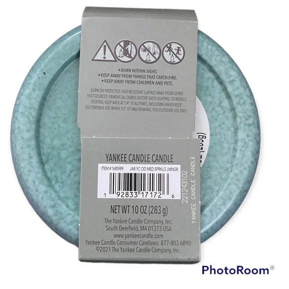 Yankee Candle Sparkling Lemongrass Candle NEW - Picture 2 of 5